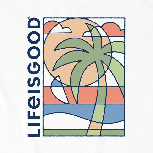 Product image for "Men's Abstract Beach Short Sleeve Crusher Tee" ||161492_2
